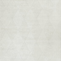 Trigon valkoinen matto geometrinen